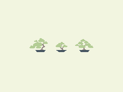 Bonsai Trees bonsai element extra illustration vector