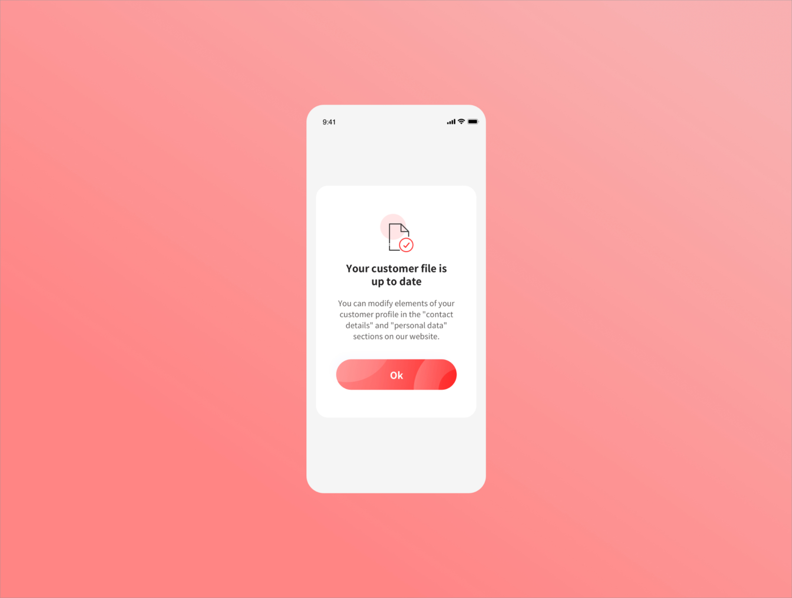 Daily UI Challenge 016 - Pop up / Overlay - Mobile by Noémie Godement ...