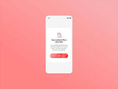 Daily UI Challenge 016 - Pop up / Overlay - Mobile branding dailyui dailyuichallenge design digitaldesign illustration lightui mobile ui popup popup window uidesign