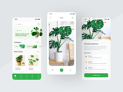 Plant Care Mobile App Design Concept