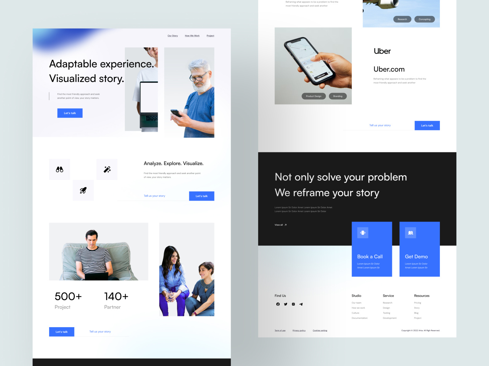 Digital Agency Website by Maulana Farhan 🐣 for Vektora on Dribbble