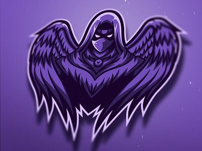 NINJA LOGO branding esport esportlogo gamer gaming gaming logo illustration illustrator logo logo design logoesport logos mascot logo ninja purple purple logo stream streamer twitch