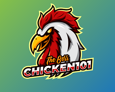 BOSS CHICKEN branding chicken chicken logo esport esportlogo gamer logo gaming gaming logo illustration logo logo design mascot logo