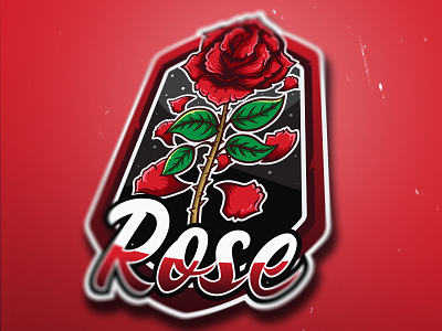 ROSE LOGO branding esport esportlogo gaming gaming logo illustration illustrator logo logo design mascot logo rose stream vector