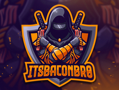 BACONBRR0 assassin branding esport esportlogo gaming gaming logo illustration illustrator logo logo design mascot logo vector