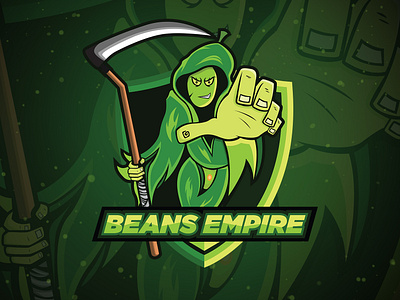 Beans Empire Logo esport esportlogo gaming gaming logo gaming mascot logo illustration illustrator logo logo design mascot logo stream twitch logo twitch.tv