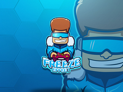 Freezeeffect Logo branding esport esportlogo gamer logo gaming gaming logo gaming mascot logo illustration illustrator logo logo design mascot logo stream twitch logo twitch.tv