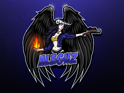 ALEGUZ Logo Concept branding branding and identity branding concept branding design design esport esportlogo gamer logo gaming gaming logo gaming mascot logo illustration illustrator logo logo design mascot logo stream twitch logo twitch.tv vector