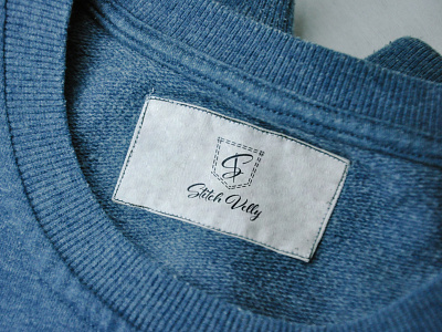 Stitch Velly clothing brand logo brand identity branding clothing brand design graphic design illustrator jeans logo minimal minimalism minimalist logo minimallogo mockup