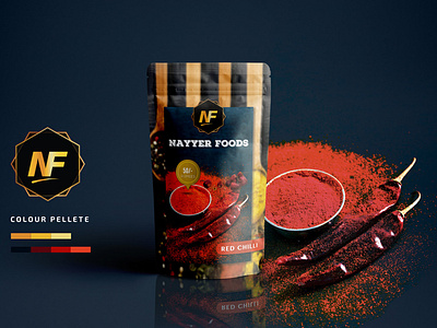 Packaging Design Red chili Powder