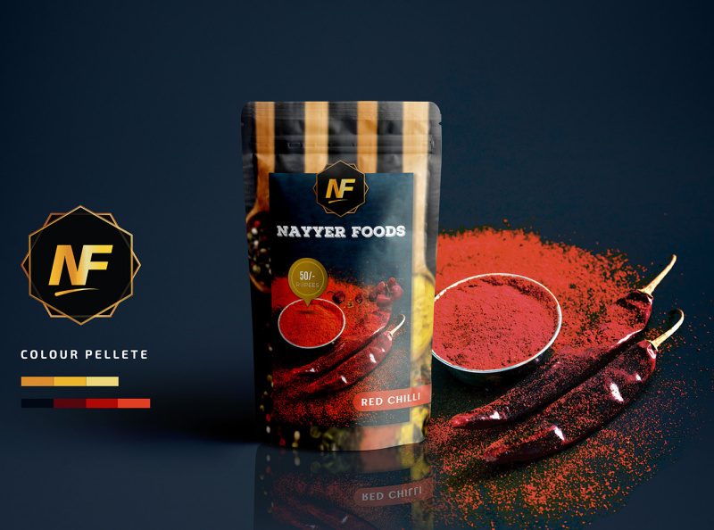 Packaging Design Red Chili Powder By Farooq Masud On Dribbble 7248