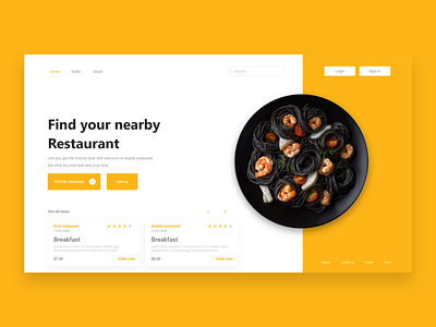 Landing page