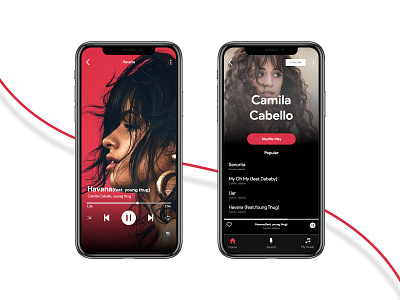 Music app dailyui ios app music app product design ui