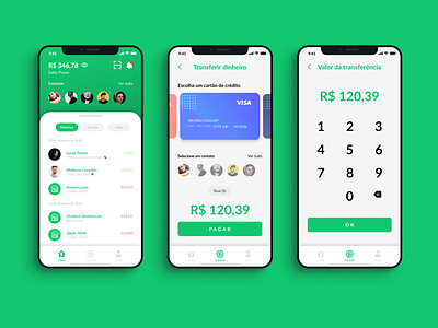 Picpay App Redesign app design banking banking app finance app mobile mobile ui money app money transfer ui ui design uidesign