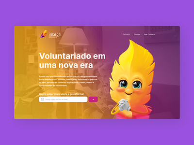 Landing page for Integri