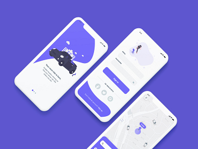 Moov - Taxi App adobe photoshop app app design apple iphone app iphone x mobile app mobile ui ridesharing sketch taxi app travel ui ui design ui design challenge user interface ux ux design