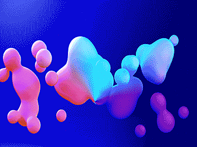 Gradient Blob c4d design experimentation gradient gradient color illustration