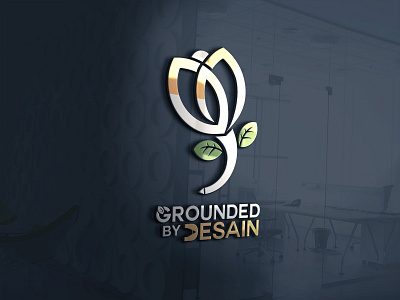 Grounded by Desain Logo brand logo logodesign mockup vector