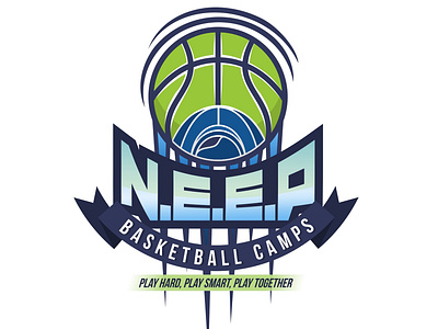 Neep Basketball Camps art brand branding design logo logodesign vector