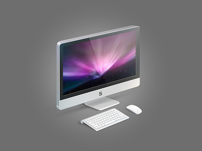 Apple iMac apple desgin graphic graphic design icon icons illustration imac keyboard mouse
