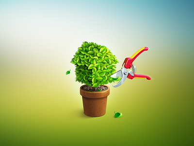 Home & Garden flowerpot garden graphic design graphics home icon icons illustration pot