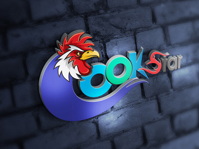 Cook Star Logo branding design graphic design icon identity illustration illustrator logo typography vector