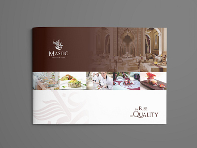 Mastic Restaurant Catalog Cover adobeillustator bitmap book catalog catalog design coreldraw design photoshop restaurant vector