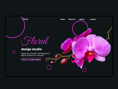 Floral Design Studio Project branding cms modern website web design web designer web developer website concept website design wordpress design wordpress development