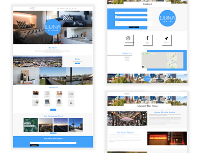 Luna St Kilda Rental Company Wordpress Website Design