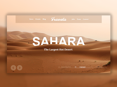 Travel Agency Wordpress Website Design Concept