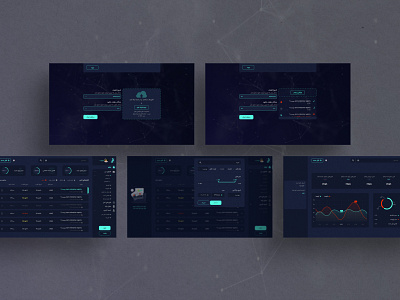 Pigeons Dashboard Dark dark dashboard panel share ui design ux design