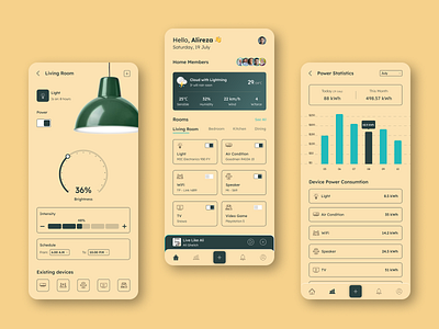 Smart Home - App Design