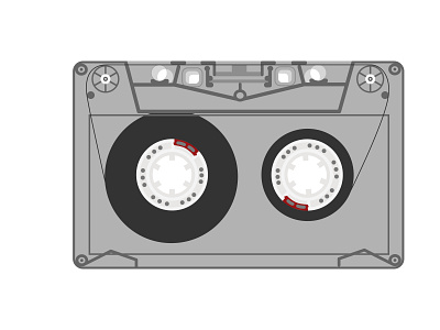 Audio cassette Transparent cassette White background аудиокассета кассета прозрачная аудиокассета