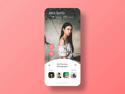 Daily UI - 006 - User Profile app appdesign dailyui dailyui006 design sketch ui uidesign userinterface userinterfacedesign