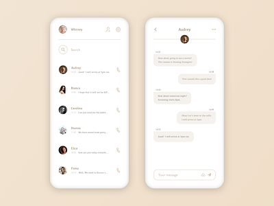 Daily UI - 013 - Direct Messaging