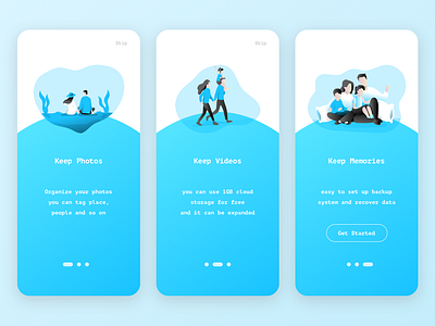 Daily UI - 023 - Onboarding app appdesign dailyui dailyui023 design sketch ui uidesign userinterface userinterfacedesign