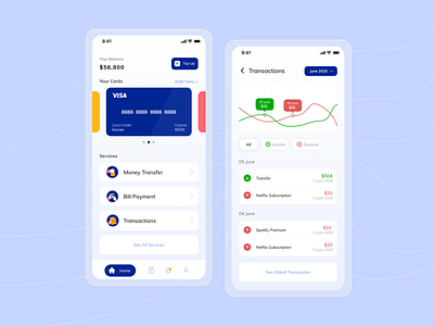 Digital Bank App Design Exploration app design ui ux