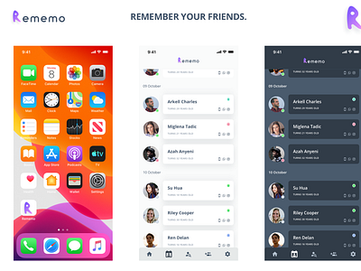 Rememo - Timeline Persons