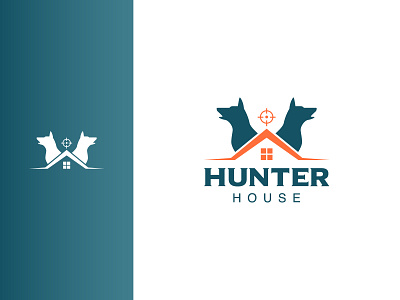 Hunter House Logo advanture brand identity branding brandmark combinations company concept design house hunter hunter logo hunterlogo identity logo logomark praw
