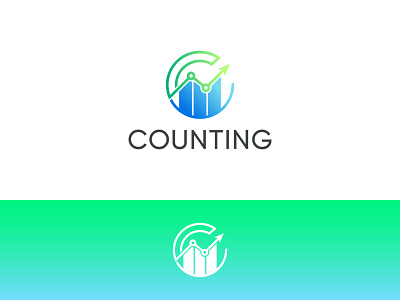 Counting Logo accounting brand identity branding brandmark combinations company concept design finance identity logo logomark