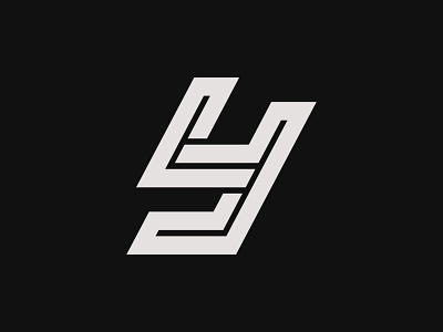 YL logo. Monogram letter YL logo design Vector. YL letter logo