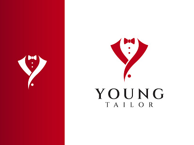 Young Tailor Logo brand identity branding brandmark combinations company concept design fashion logo identity letter logo logoletter logomark logotype modern logo praw suit logo tailor logo type