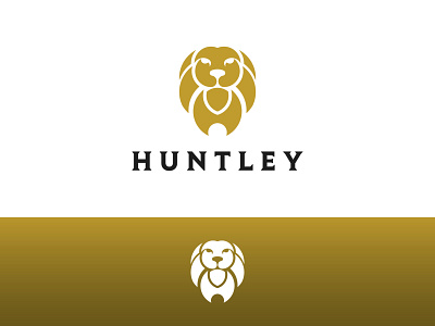 Huntley Logo brand identity branding brandmark combinations company concept design gold logo golden h logo huntley identity lion logo logo logoletter logomark masculine modern logo pictorial logo praw