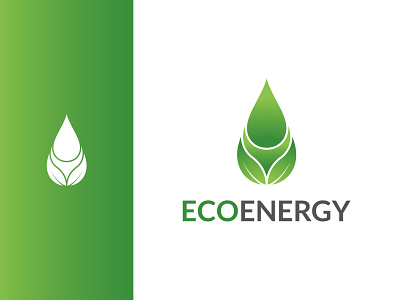 Eco Energy Logo brand identity branding brandmark company concept design eco energy eco logo go green gradient logo identity leaf logo logomark modern logo praw solar