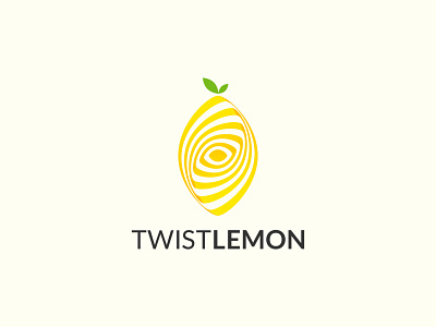 Twist Lemon Logo brand identity branding brandmark company concept design gradient identity illustration juice lemon logo logomark modern logo orange praw twist yellow