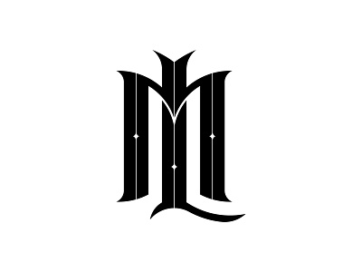LM or ML Monogram Logo brand brand identity branding brandmark concept design graphic design identity letter lettering logo logoletter logomaker logomark logotype monogram praw streetwear tattoo urban