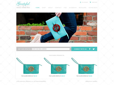 Grateful Shopify Design And Development awaken awaken design awaken design company clean ecommerce elegant green grey homepage minimal online shop online store pattern repeat shop shopify store web webdesign website website design white