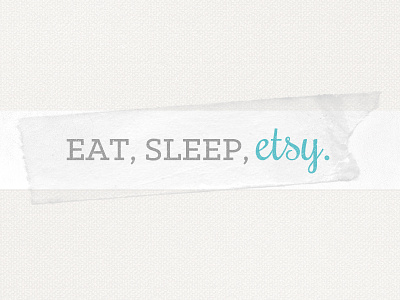 EatSleepEtsy Logo Design & Branding