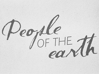 People of the Earth Organic Logo awaken design company brand branding logo logo design logotype minimal simple texture typography