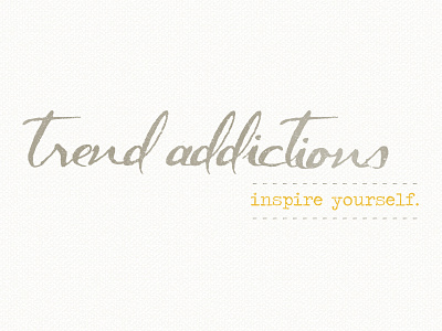 Trend Addictions Logo Variation (un-unused)